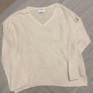 White/Cream colored sweater